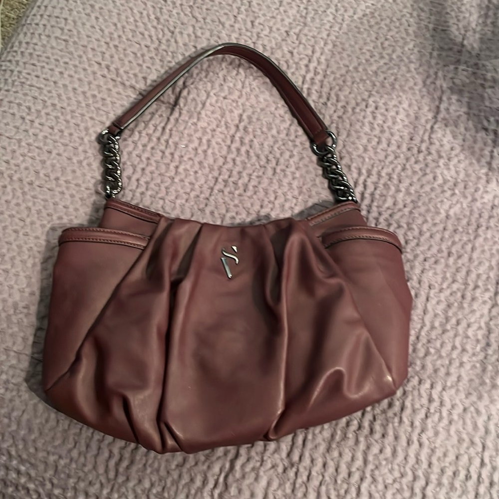 dark purple vera wang purse